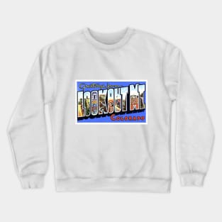 Greetings from Lookout Mt. Colorado - Vintage Large Letter Postcard Crewneck Sweatshirt